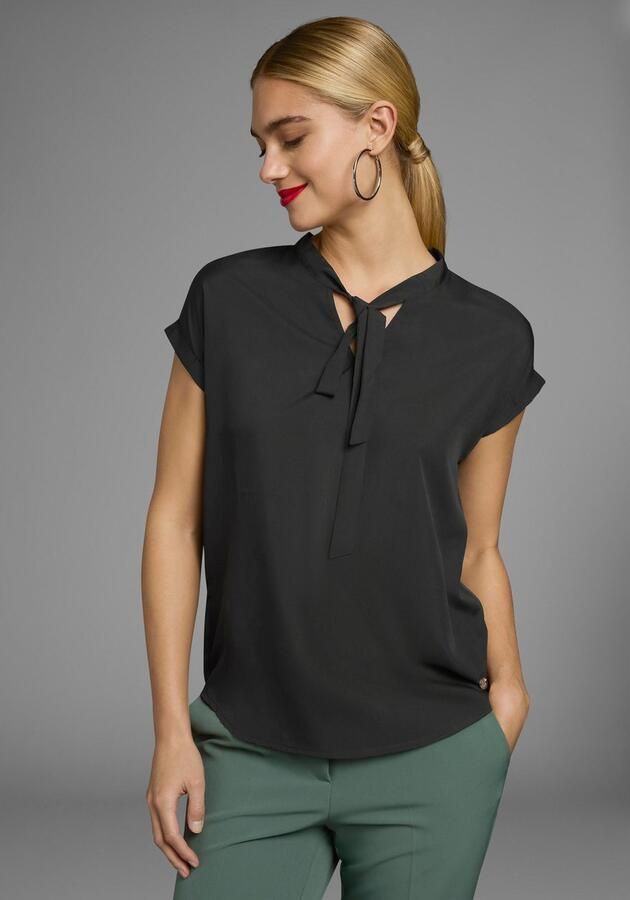 Bruno Banani Blouse met kraagstrik met bindstrik (2-delig Set van 2) - Foto 10