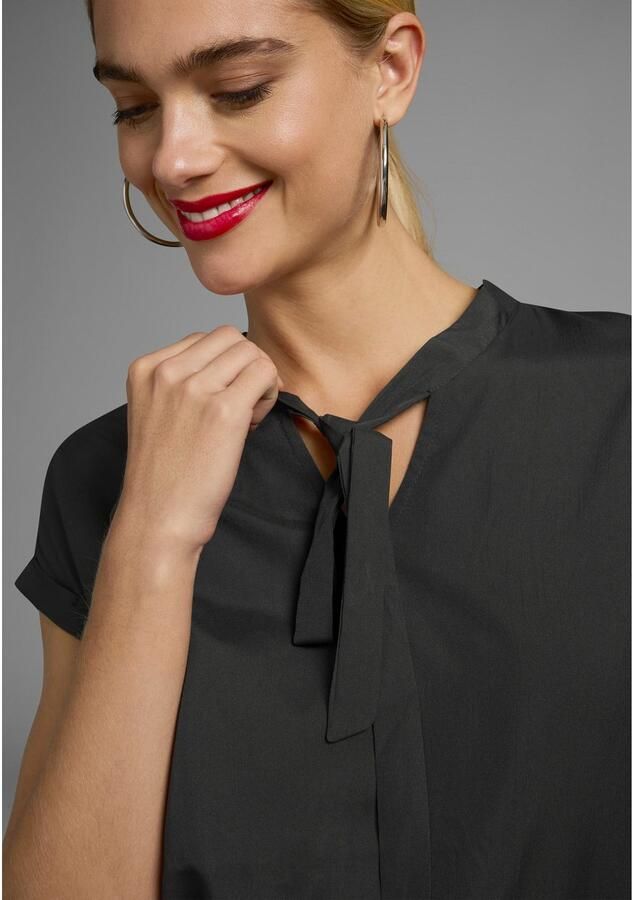 Bruno Banani Blouse met kraagstrik met bindstrik (2-delig Set van 2) - Foto 3