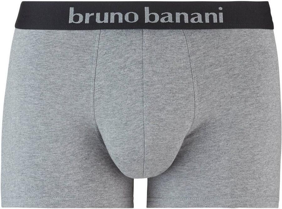 Bruno Banani Boxershort Flowing met contrasterend logo-tailleband (2 stuks Set van 2)