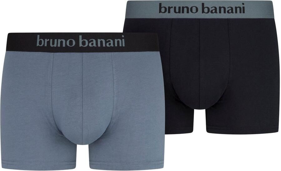 Bruno Banani Boxershort Flowing met contrasterend logo-tailleband (2 stuks Set van 2) - Foto 8