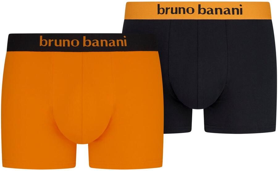 Bruno Banani Boxershort Flowing met contrasterend logo-tailleband (2 stuks Set van 2) - Foto 9
