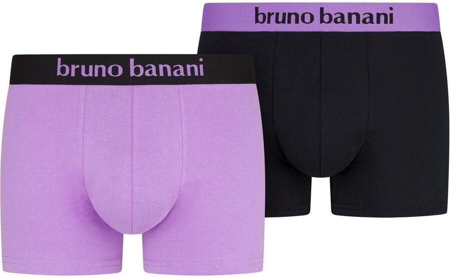 Bruno Banani Boxershort Flowing met contrasterend logo-tailleband (2 stuks Set van 2) - Foto 9