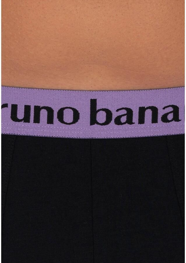 Bruno Banani Boxershort Flowing met contrasterend logo-tailleband (2 stuks Set van 2)