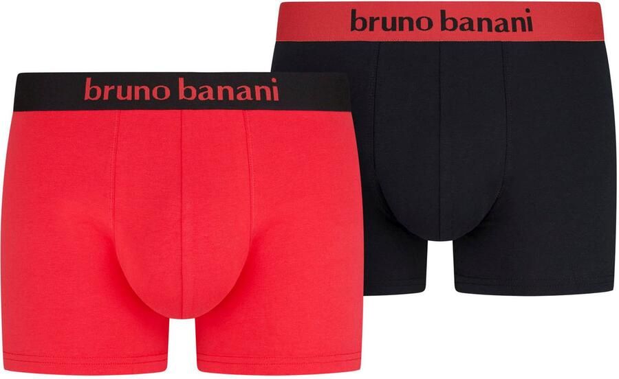 Bruno Banani Boxershort Flowing met contrasterend logo-tailleband (2 stuks Set van 2) - Foto 8