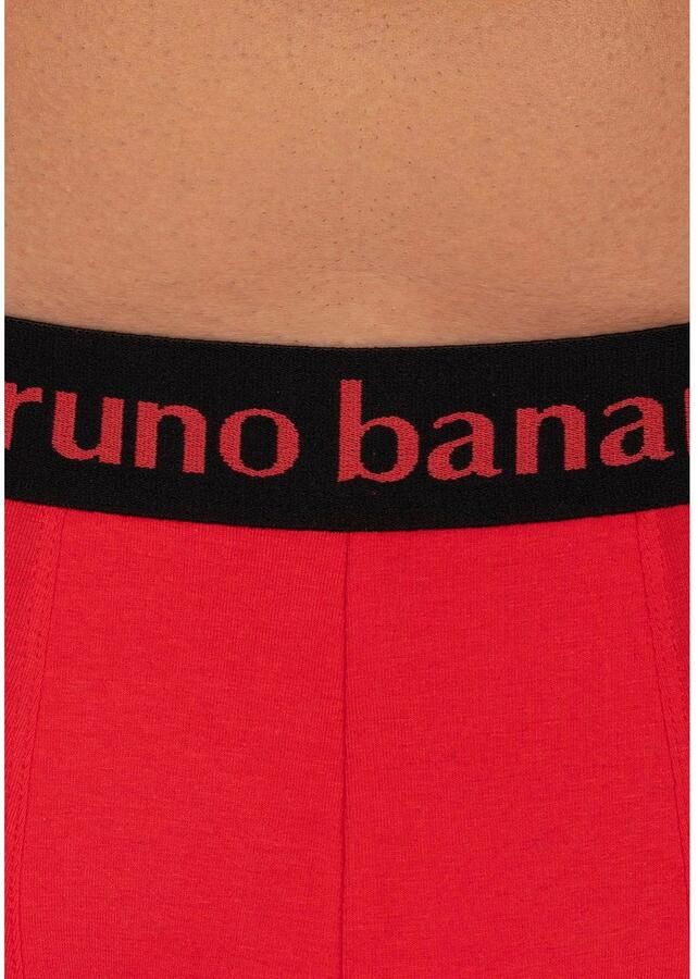 Bruno Banani Boxershort Flowing met contrasterend logo-tailleband (2 stuks Set van 2)