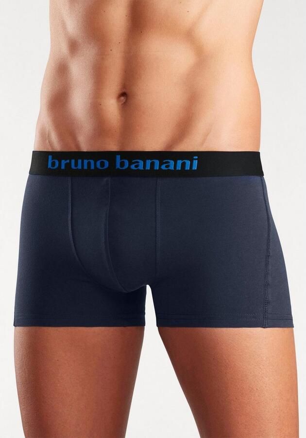 Bruno Banani Boxershort voor heren met gekleurd merkopschrift bij de boord (set 4 stuks) - Foto 4