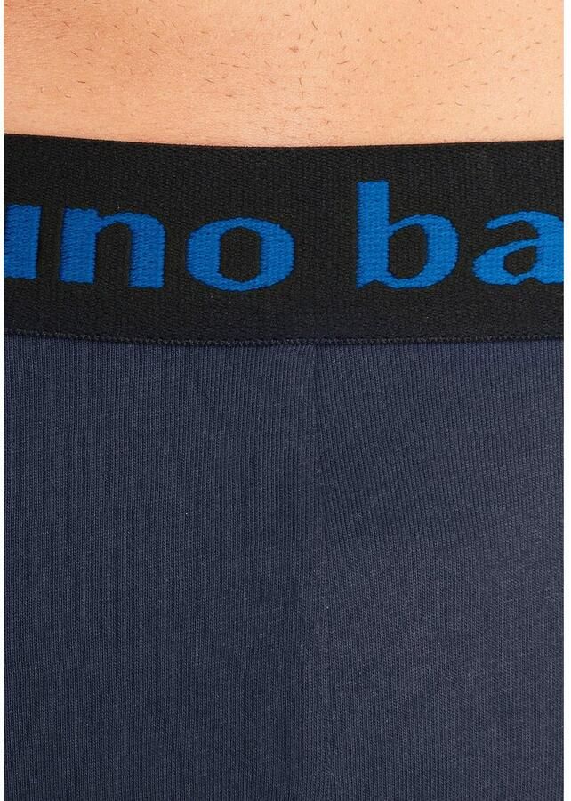 Bruno Banani Boxershort voor heren met gekleurd merkopschrift bij de boord (set 4 stuks)