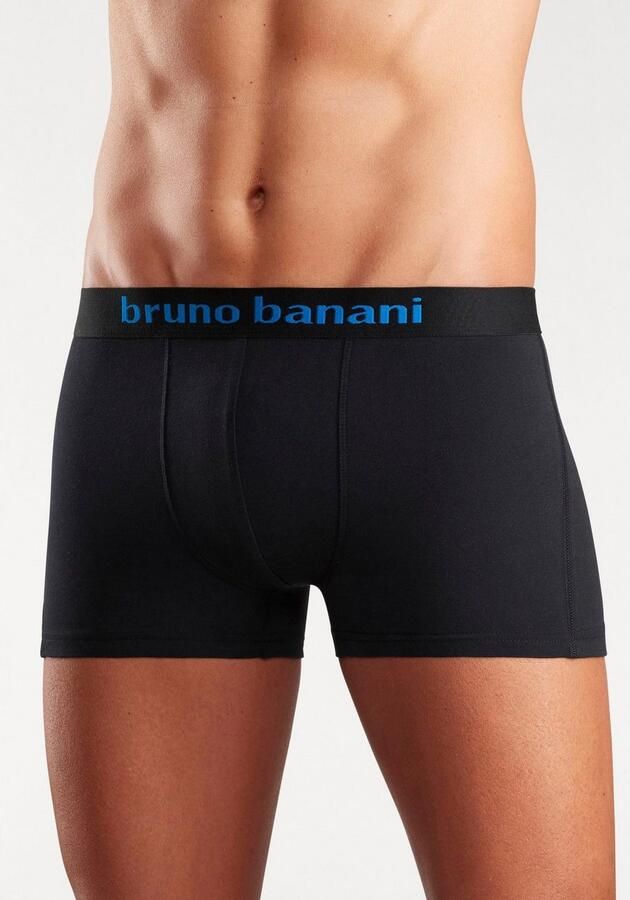 Bruno Banani Boxershort voor heren met gekleurd merkopschrift bij de boord (set 4 stuks) - Foto 3