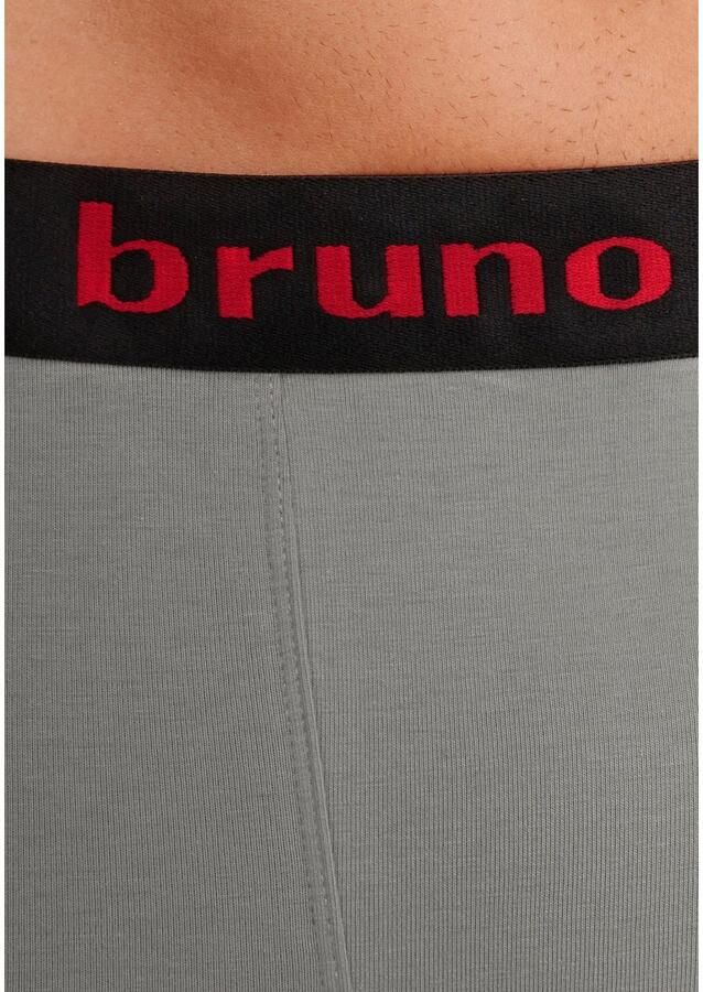 Bruno Banani Boxershort voor heren met gekleurd merkopschrift bij de boord (set 4 stuks) - Foto 2