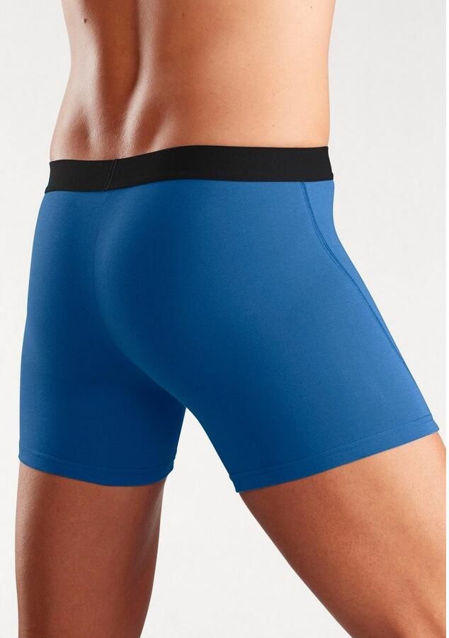 Bruno Banani Boxershort voor heren met langere pijpen en opvallende logo-tailleband (set 4 stuks) - Foto 3