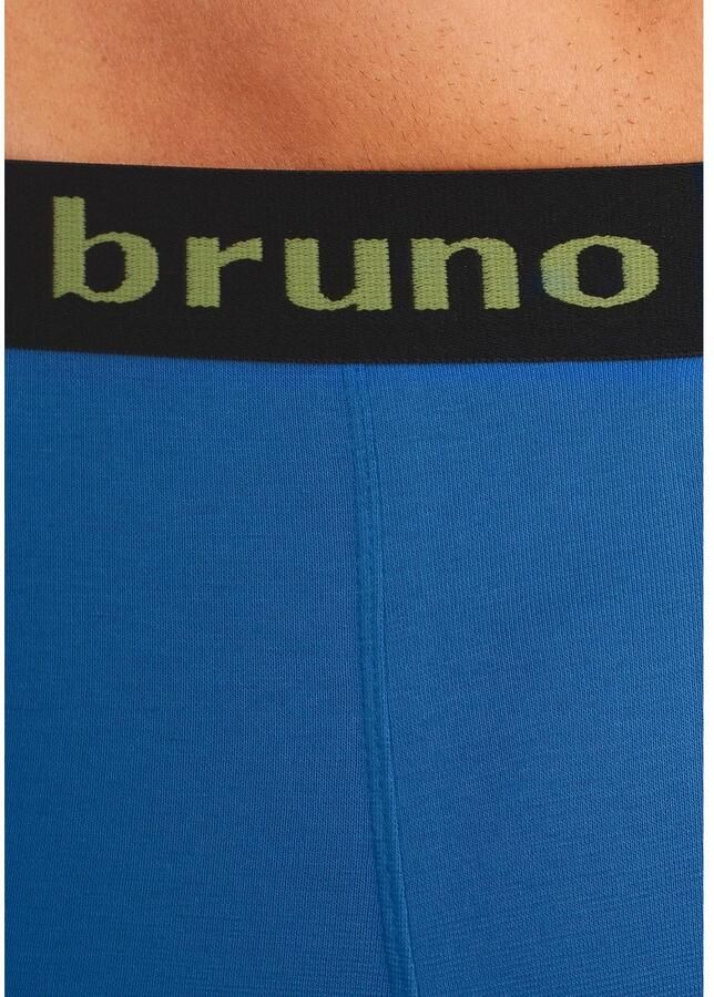 Bruno Banani Boxershort voor heren met langere pijpen en opvallende logo-tailleband (set 4 stuks)