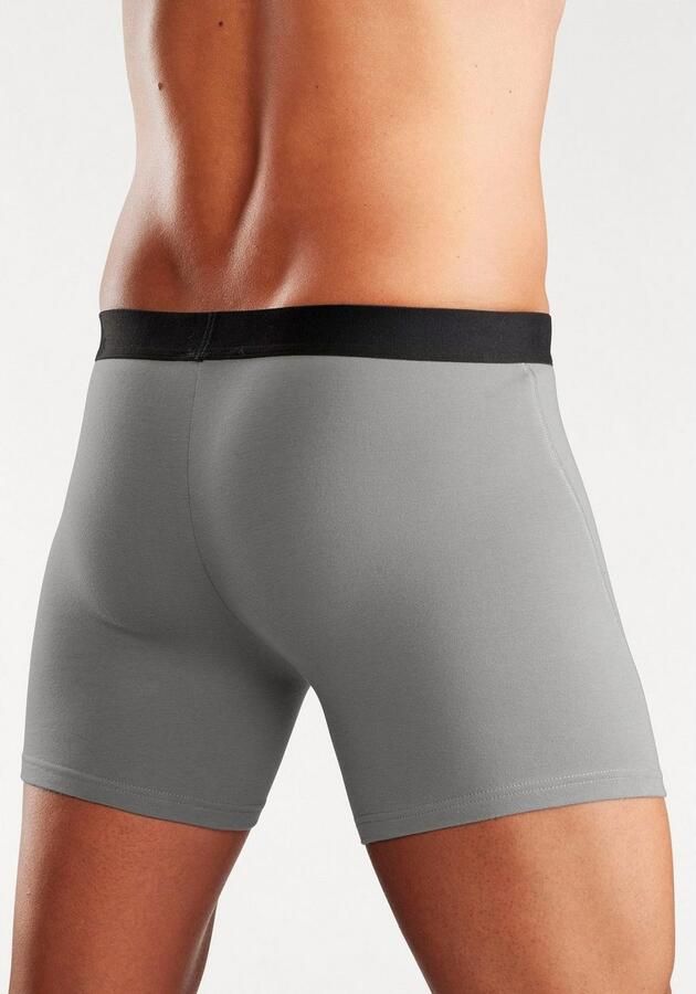 Bruno Banani Boxershort voor heren met langere pijpen en opvallende logo-tailleband (set 4 stuks) - Foto 5