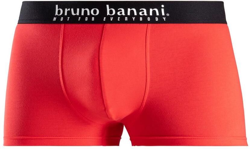 Bruno Banani Boxershort voor heren met palmprint en effen van katoenmix (4 stuks Set van 4) - Foto 5