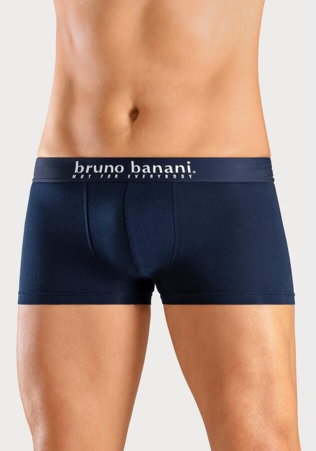 Bruno Banani Boxershort voor heren met palmprint en effen van katoenmix (4 stuks Set van 4) - Foto 5
