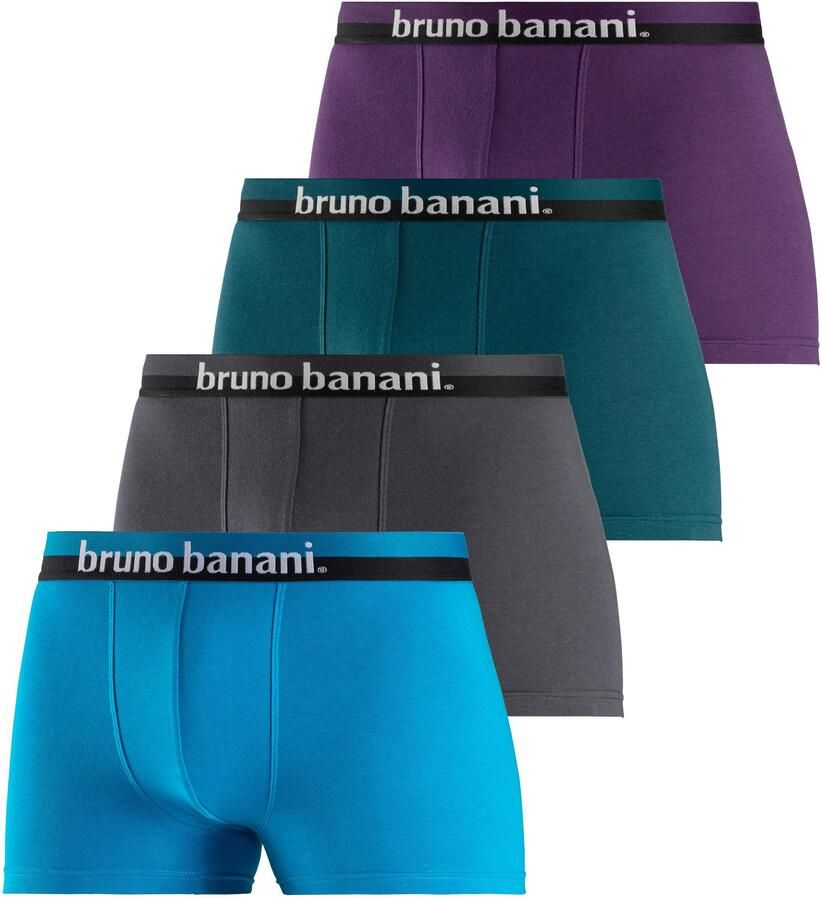Bruno Banani Boxershort voor heren met superieure logoprint op de band (set 4 stuks) - Foto 7