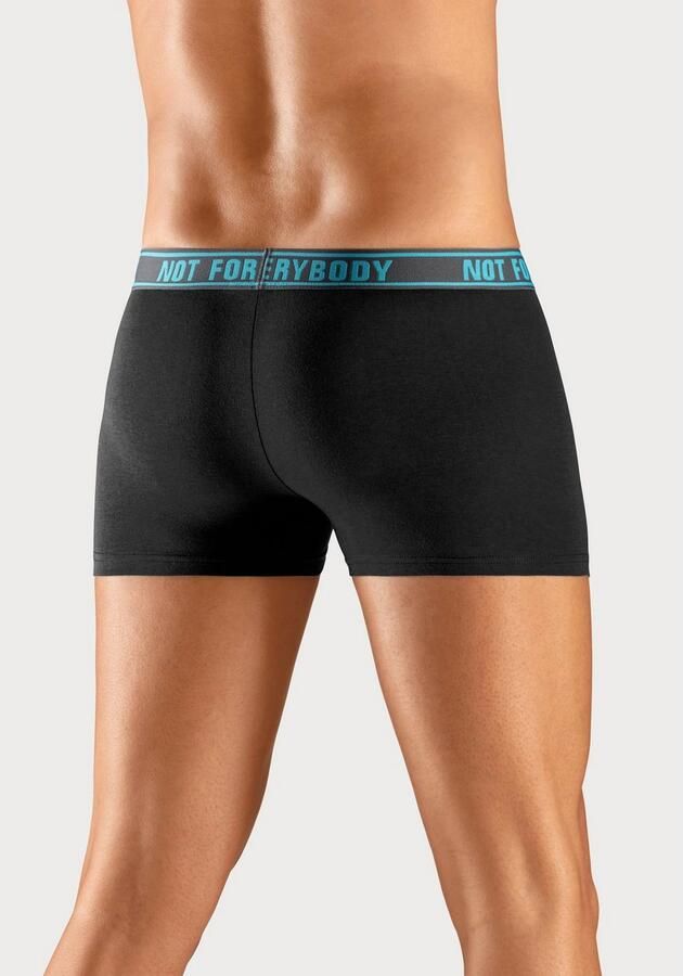 Bruno Banani Boxershort voor heren met tekst op de tailleband (set 4 stuks) - Foto 4