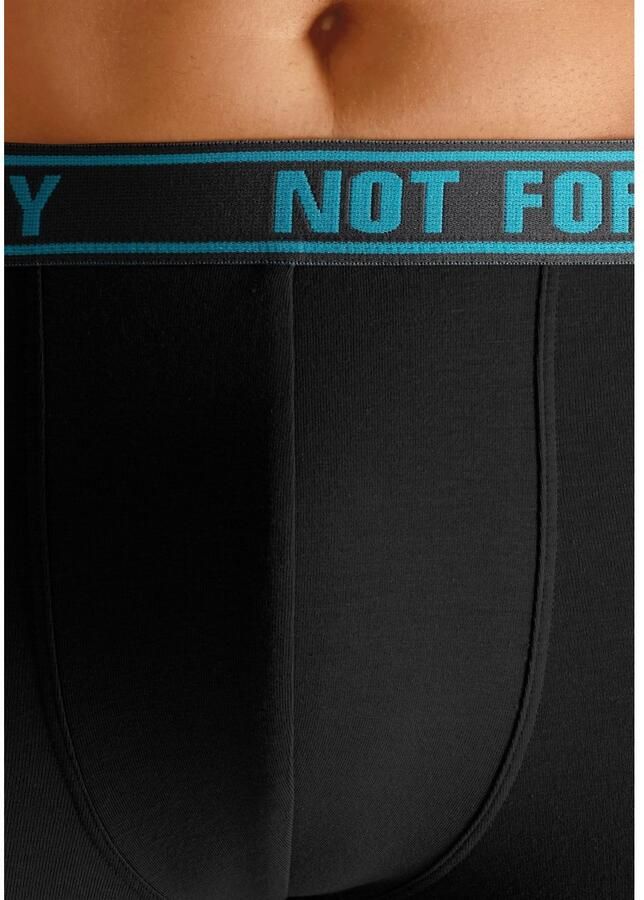 Bruno Banani Boxershort voor heren met tekst op de tailleband (set 4 stuks)