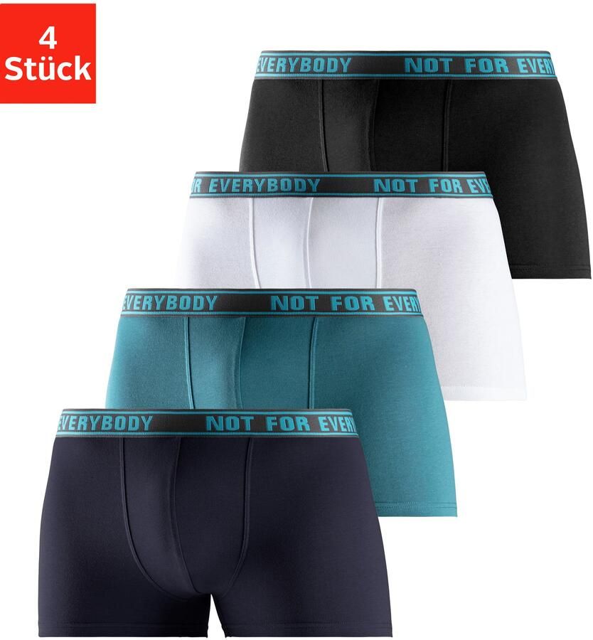 Bruno Banani Boxershort voor heren met tekst op de tailleband (set 4 stuks) - Foto 6