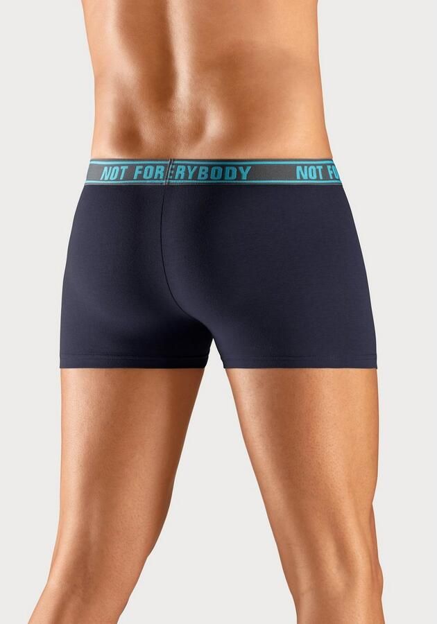 Bruno Banani Boxershort voor heren met tekst op de tailleband (set 4 stuks) - Foto 4