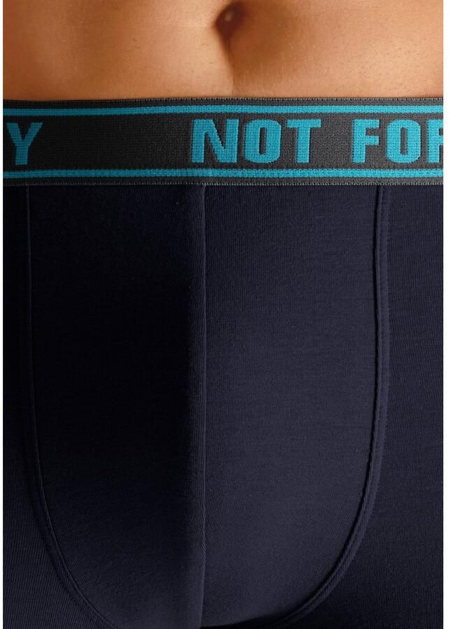 Bruno Banani Boxershort voor heren met tekst op de tailleband (set 4 stuks)