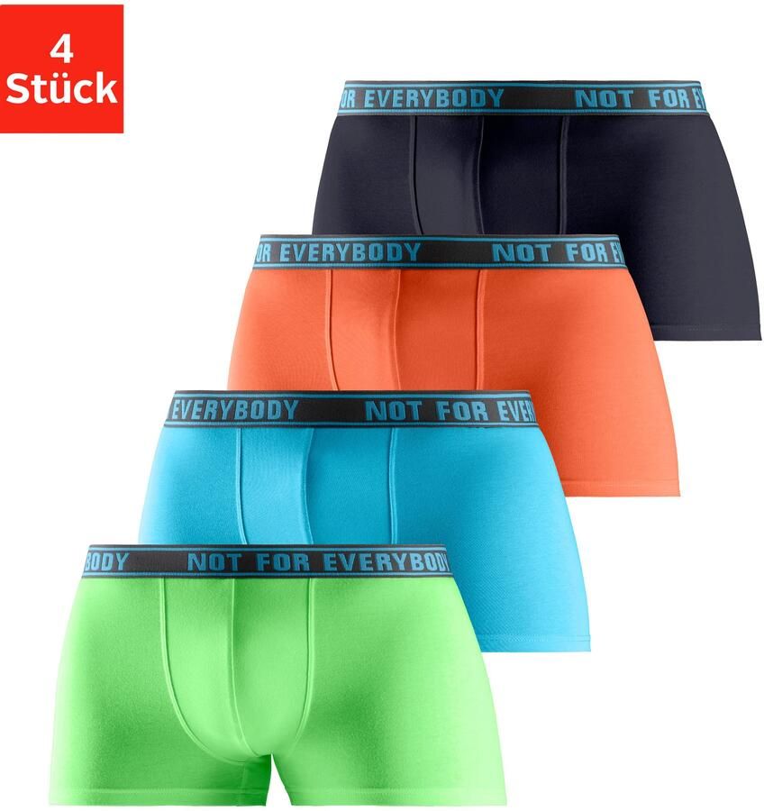 Bruno Banani Boxershort voor heren met tekst op de tailleband (set 4 stuks) - Foto 7