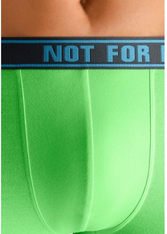 Bruno Banani Boxershort voor heren met tekst op de tailleband (set 4 stuks)