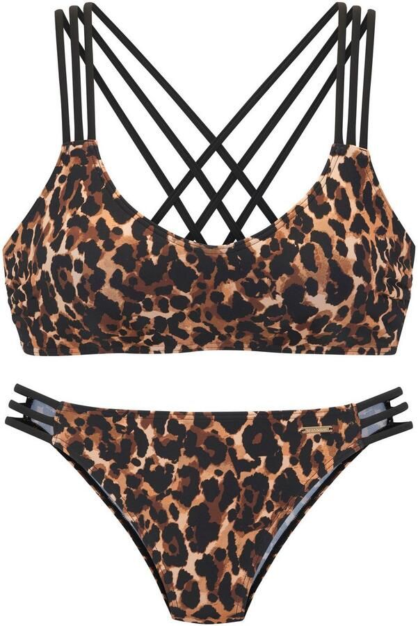 Bruno Banani Bustierbikini met contrastkleurige details - Foto 6