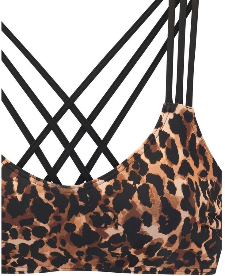 Bruno Banani Bustierbikini met contrastkleurige details