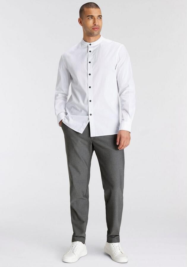 Bruno Banani Chino In wollook met elastische band - Foto 6