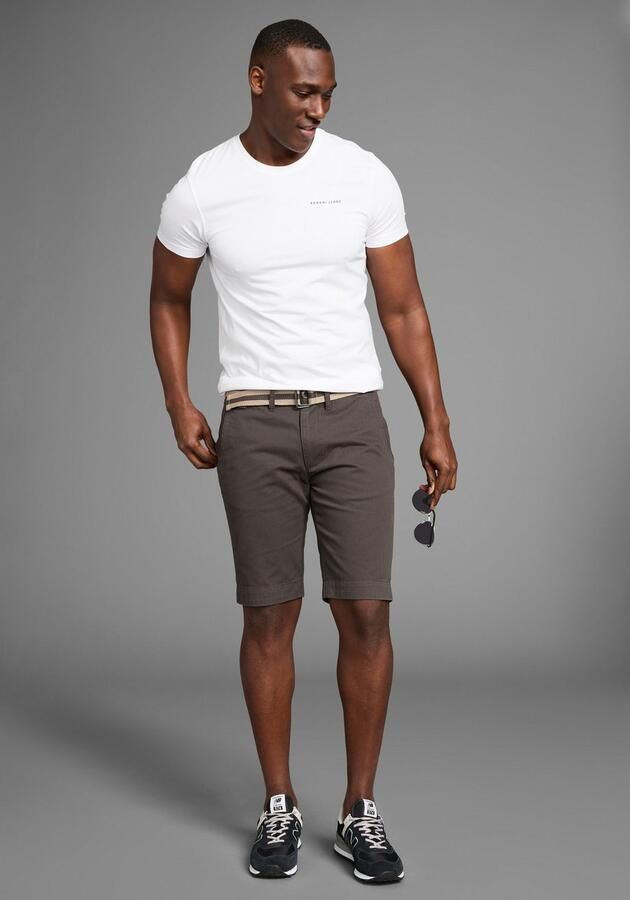 Bruno Banani Chino-short inclusief ceintuur - Foto 5