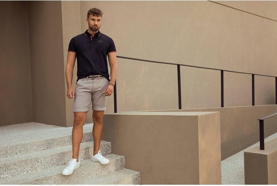 Bruno Banani Chino-short inclusief ceintuur - Foto 8