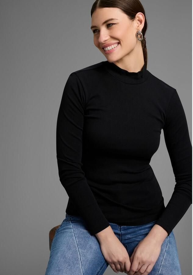 Bruno Banani Colshirt perfecte basic met rolkraag nieuwe collectie (set 2-delig) - Foto 8