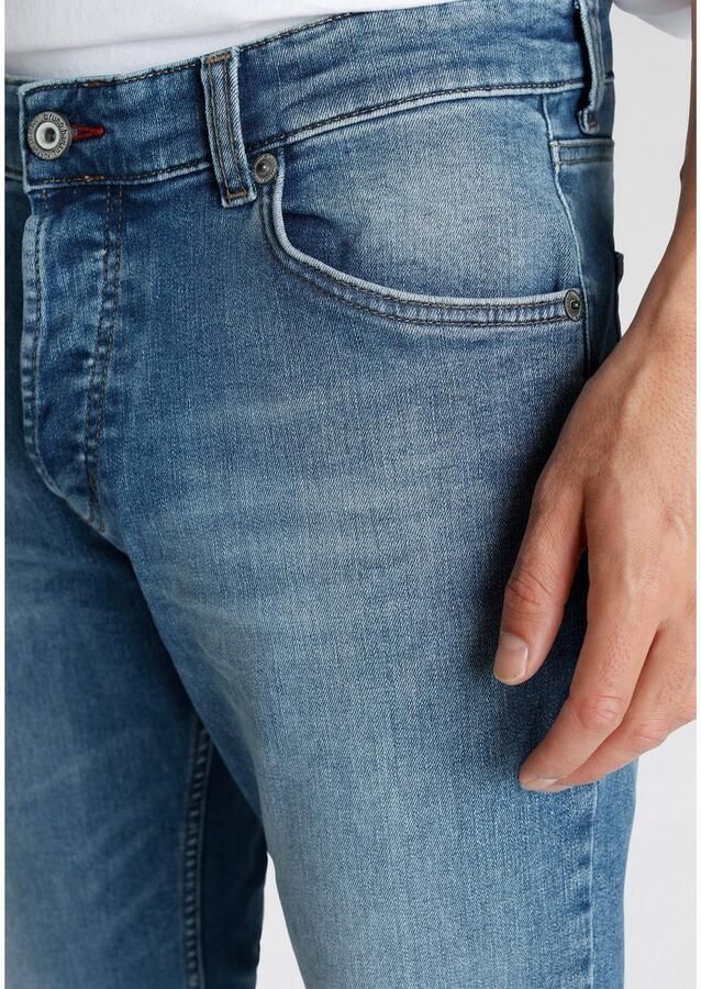 Bruno Banani Comfort fit jeans Floyd rechte pijp met steekzakken lage taillehoogte