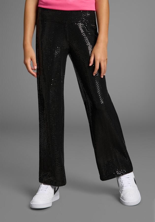 Bruno Banani Comfortbroek Wijde broek met glitter - Foto 6