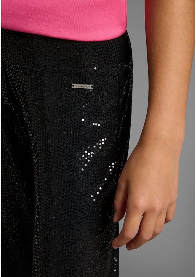 Bruno Banani Comfortbroek Wijde broek met glitter