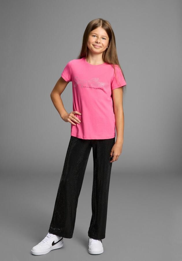 Bruno Banani Comfortbroek Wijde broek met glitter - Foto 4