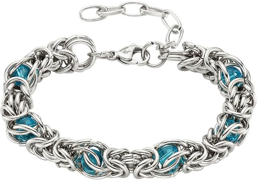 Bruno Banani Edelstalen armband Sieraad cadeau armband koningsketting B0248B 20 00 LU B0248B 20 00 DU