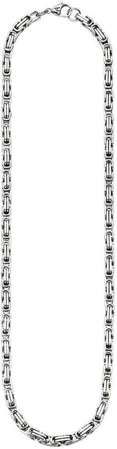 Bruno Banani Edelstalen ketting Sieraad cadeau halsketting koningsketting 4-kant uiterlijk zilverkleur - Foto 3