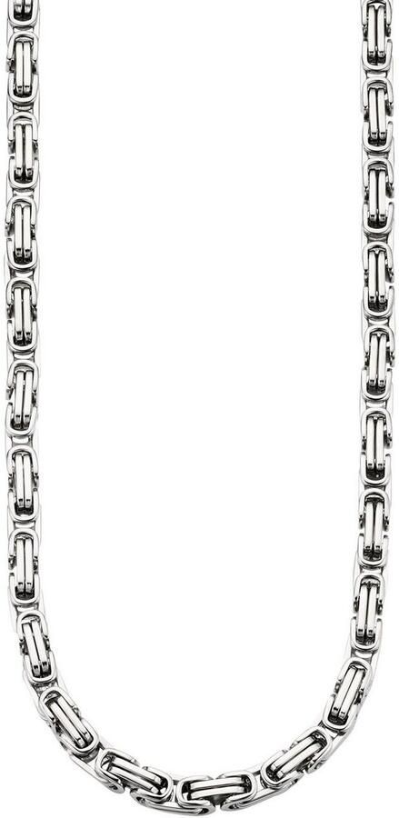 Bruno Banani Edelstalen ketting Sieraad cadeau halsketting koningsketting 4-kant uiterlijk zilverkleur