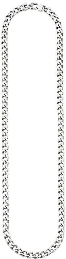 Bruno Banani Edelstalen ketting Sieraad cadeau halsketting panzerketting zilverkleur - Foto 3