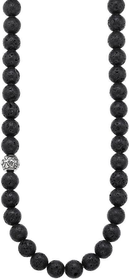 Bruno Banani Edelstalen ketting Sieraad cadeau lavasteenketting - Foto 2