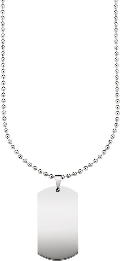 Bruno Banani Edelstalen ketting Sieraden cadeau halsketting dog tag kogelkette