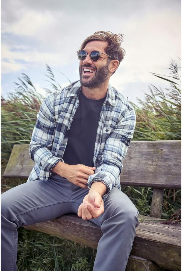 Bruno Banani T-shirt Korte mouw smal gesneden van single jersey (Set van 2) - Foto 8