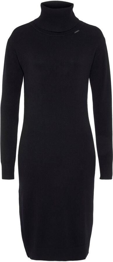 Bruno Banani Gebreide jurk feestelijke gelegenheden knie-vrije lengte elegante look - Foto 5