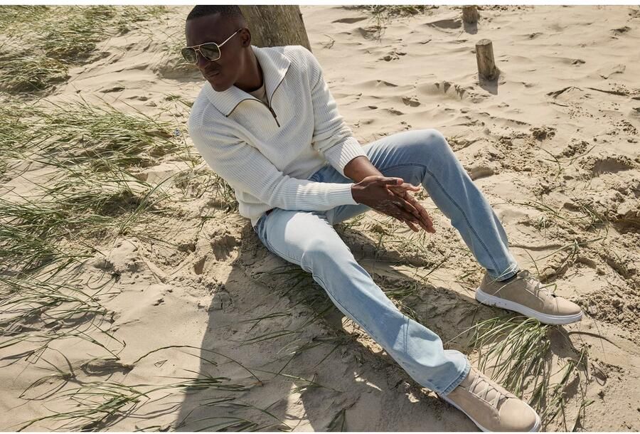 H.I.S T-shirt smal gesneden bedrukt ontwerp van 100% katoen (3-delig Set van 3) - Foto 6