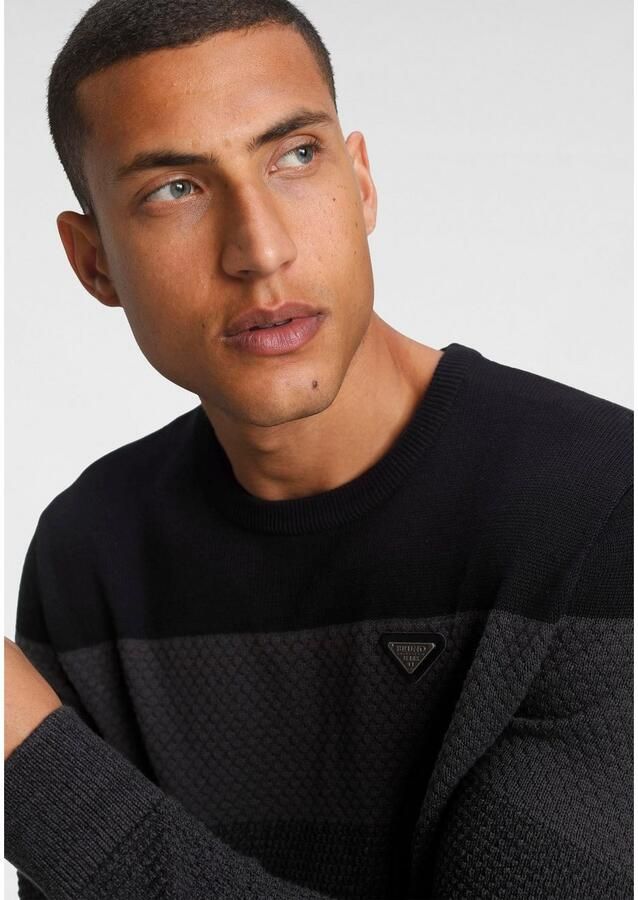 Bruno Banani Gebreide trui in modieuze look - Foto 2