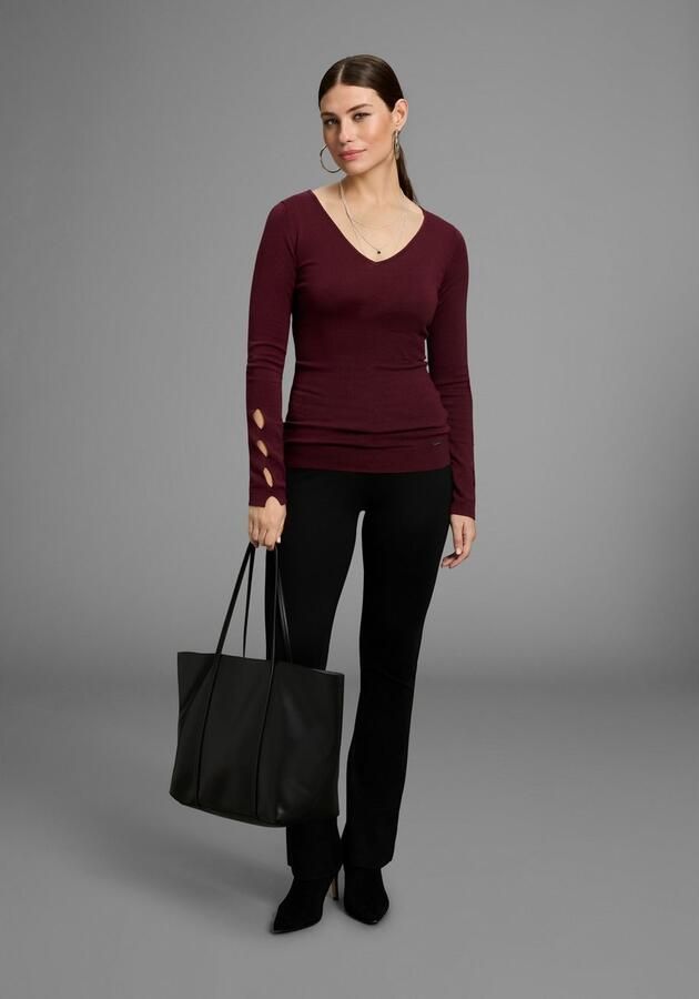 Bruno Banani Gebreide trui met bijzonder mouw-detail nieuwe collectie - Foto 3