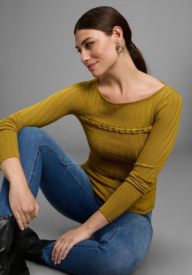 Bruno Banani Gebreide trui met geweldig gevlochten detail nieuwe collectie - Foto 6