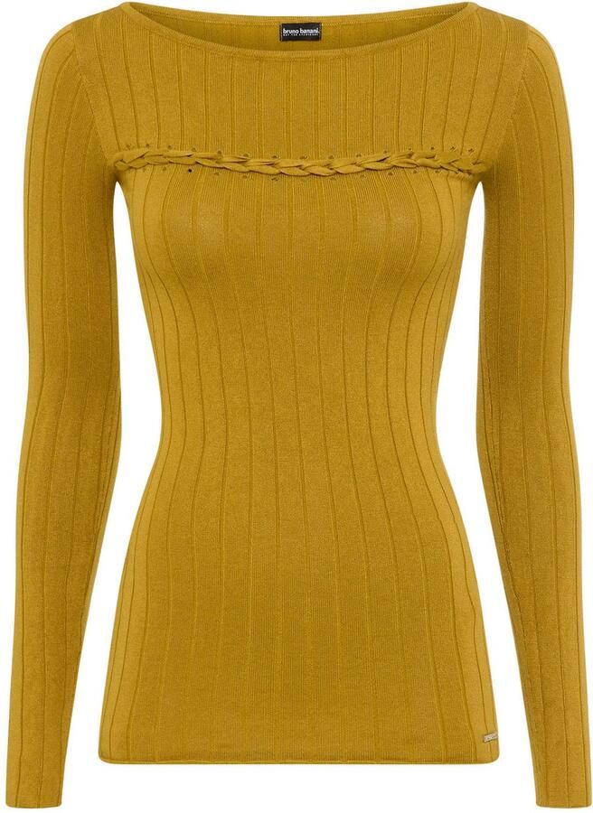 Bruno Banani Gebreide trui met geweldig gevlochten detail nieuwe collectie