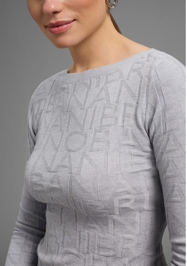 Bruno Banani Gebreide trui met merk-breipatroon nieuwe collectie - Foto 2